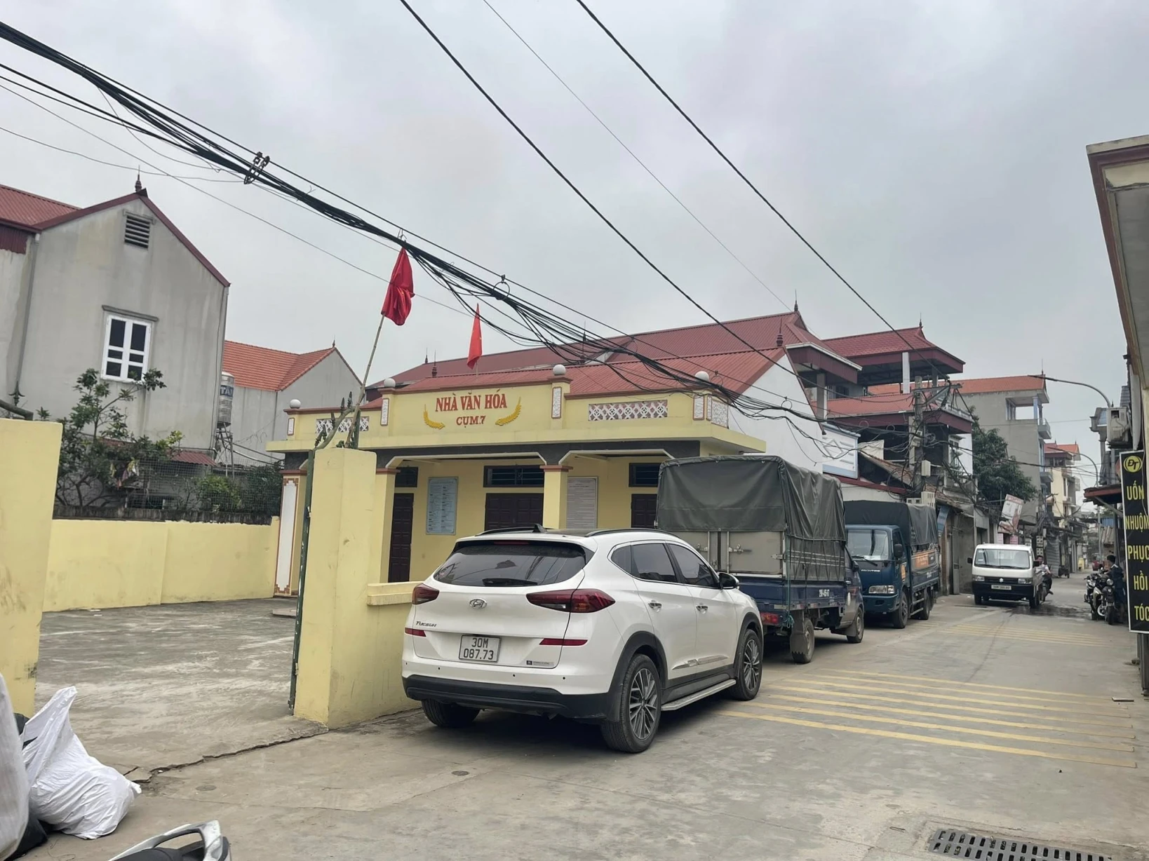 Bán đất tại xã Đồng Tháp, huyện Đan Phượng, Hà Nội – ô tô tải đỗ cách chỉ 10m, giao thông thuận tiện.