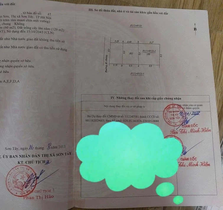 BÁN 189M2 ĐẤT, MT 9M TẠI XUÂN SƠN SƠN TÂY,CÁCH CHỢ VÀ ĐƯỜNG TL87 CHỈ 300M, GIÁ LOANH QUANH 1,6 TỶ