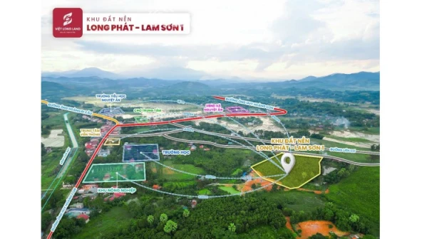 Bán Đất Nền Long Phú Lam Sơn 1 Lõi trung tâm sẵn sổ đỏ giá chỉ 3tr/m2