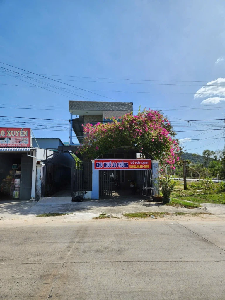 Cho thuê gấp dãy trọ 20 phòng – sẵn máy lạnh, khu bến tràm, giá đầu tư