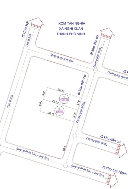Cần bán đất Nghi xuân, Tp Vinh