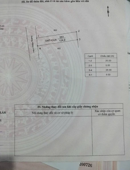 Mình cần bán lại lô đất ở xã Eu Tu,Buôn Ma Thuột,Đak Lăk