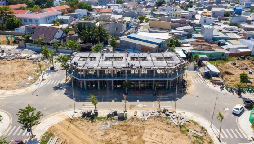 Shophouse kinh doanh, Lô liền kề, Lô 2 mặt tiền đường Khu K1, K2 Hacom