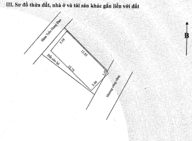 Ngân hàng phát mại căn nhà cấp 4 hẻm Trần Hưng Đạo Giá tốt (Ms Dương- Cán hộ quản lý hồ sơ)