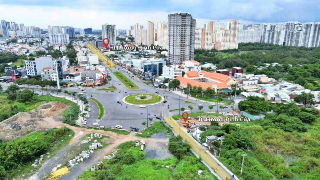 Căn góc 2 mặt tiền đường Trần Não phường An Khánh Q2