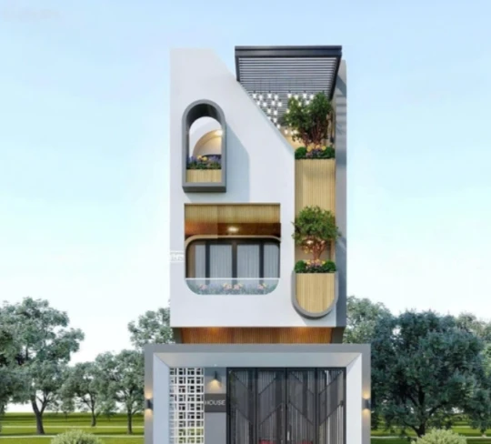 Nhà 1 lầu 1 tum thiết kế hiện đại tại Biên Hoà - Đồng Nai