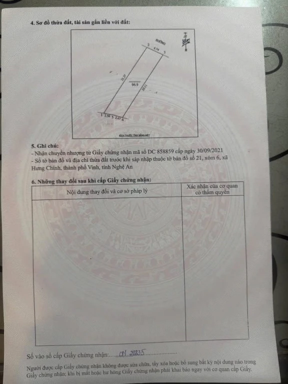 Bán Đất Phường Thành vinh ( Hưng chính - tp vinh)