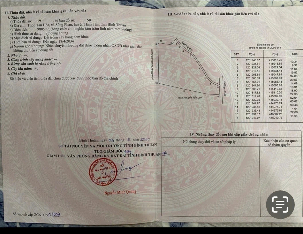 Chính chủ bán đất mặt tiền vị trí đẹp gần cầu nối nút giao cao tốc Dầu Dây - Phan Thiết