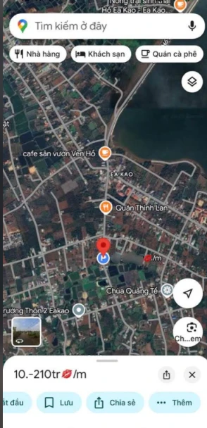 Bán Đất Ekao sau uỷ ban phường. Cách hồ 300m. Trục chính dân cư tấp nập.