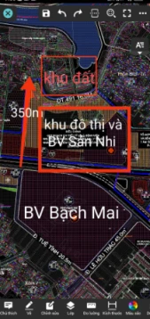 Chính chủ gửi bán lô áp góc đấu giá đối diện BV Bạch Mai, 90m2 MT 4.5m giá chỉ hơn 2 tỷ, 0355 355 615
