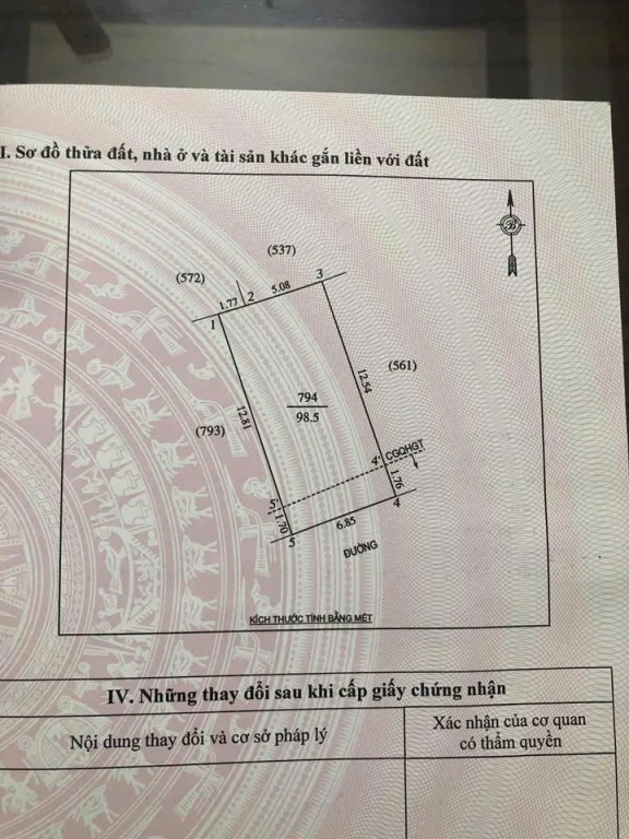 Chỉ 1 ty9xx đất lối 2 đường thăng long gần chợ quán bánh và ngã tư sân bay