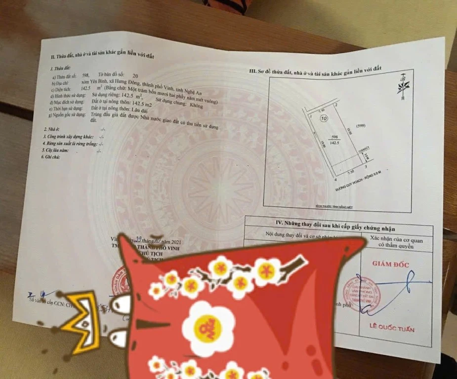 Chính chủ gửi bán lô đất khu đấu giá Hưng Đông