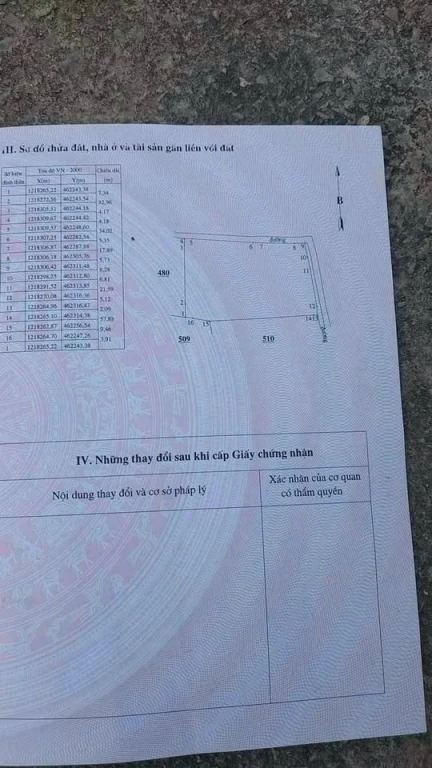 Bán 3 sào lúa 2 mặt tiền đường ôtô