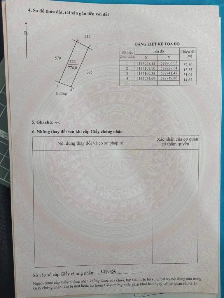 E có miếng đất cln ở xã tân nhuân dong