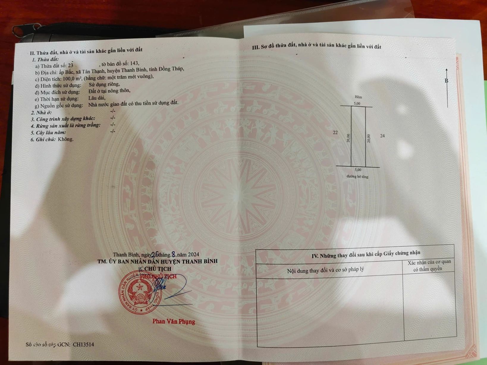 Bán nền CDC Ấp Bắc Tân Thạnh,