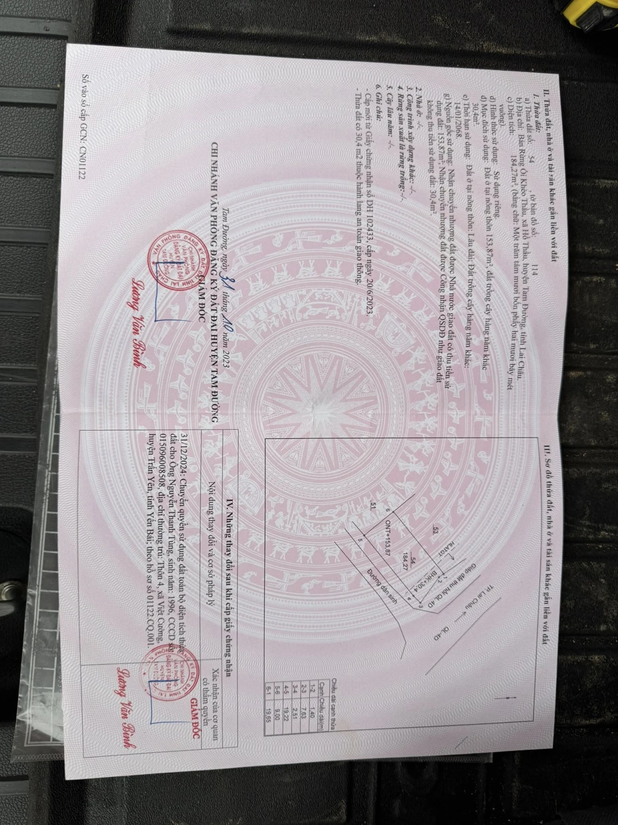 Chính chủ Bán đất cổng trường mầm non, tiểu học, trung học cơ sở Hồ Thầu.