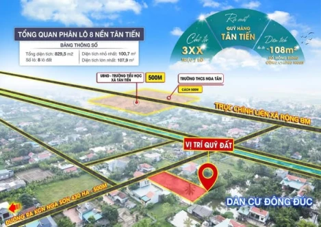 CỰC PHẨM ĐẤT NỀN NGAY TRUNG TÂM - CỦA NGÕ KCN NGA TÂN  𝟒𝟑𝟎𝐡𝐚