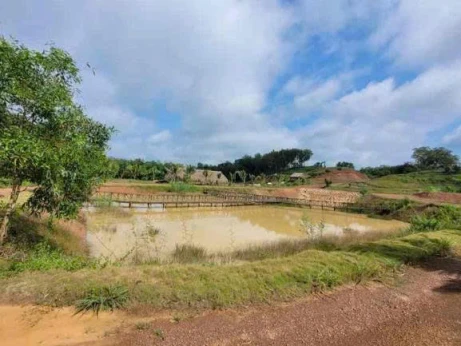 BÁN ĐẤT CÓ AO CÁ – 9055m² – MẶT TIỀN 18m – SUỐI CAM, ĐỒNG XOÀI – ĐỒNG NAI-  GIÁ 20 TỶ
