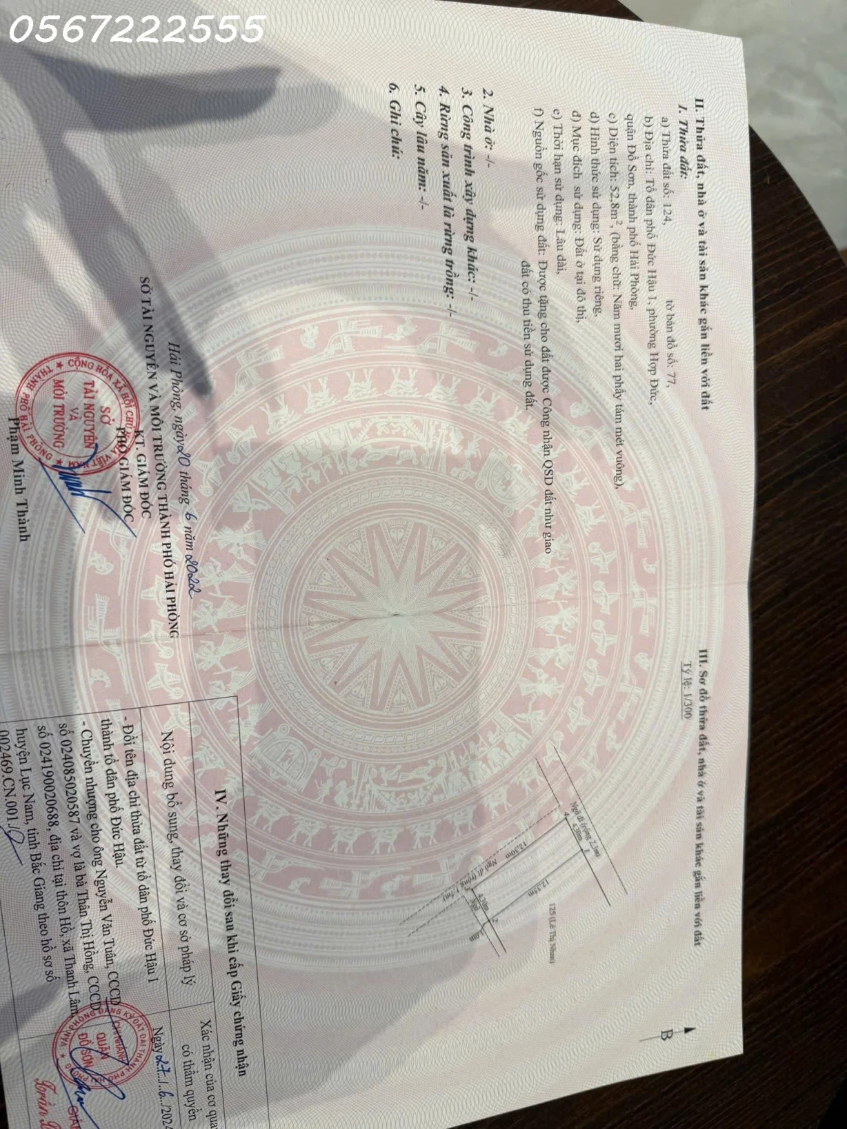 Bán đất lô góc 3 mặt tiền tại Đức Hậu, Hợp Đức - ZALO 0567 222 555