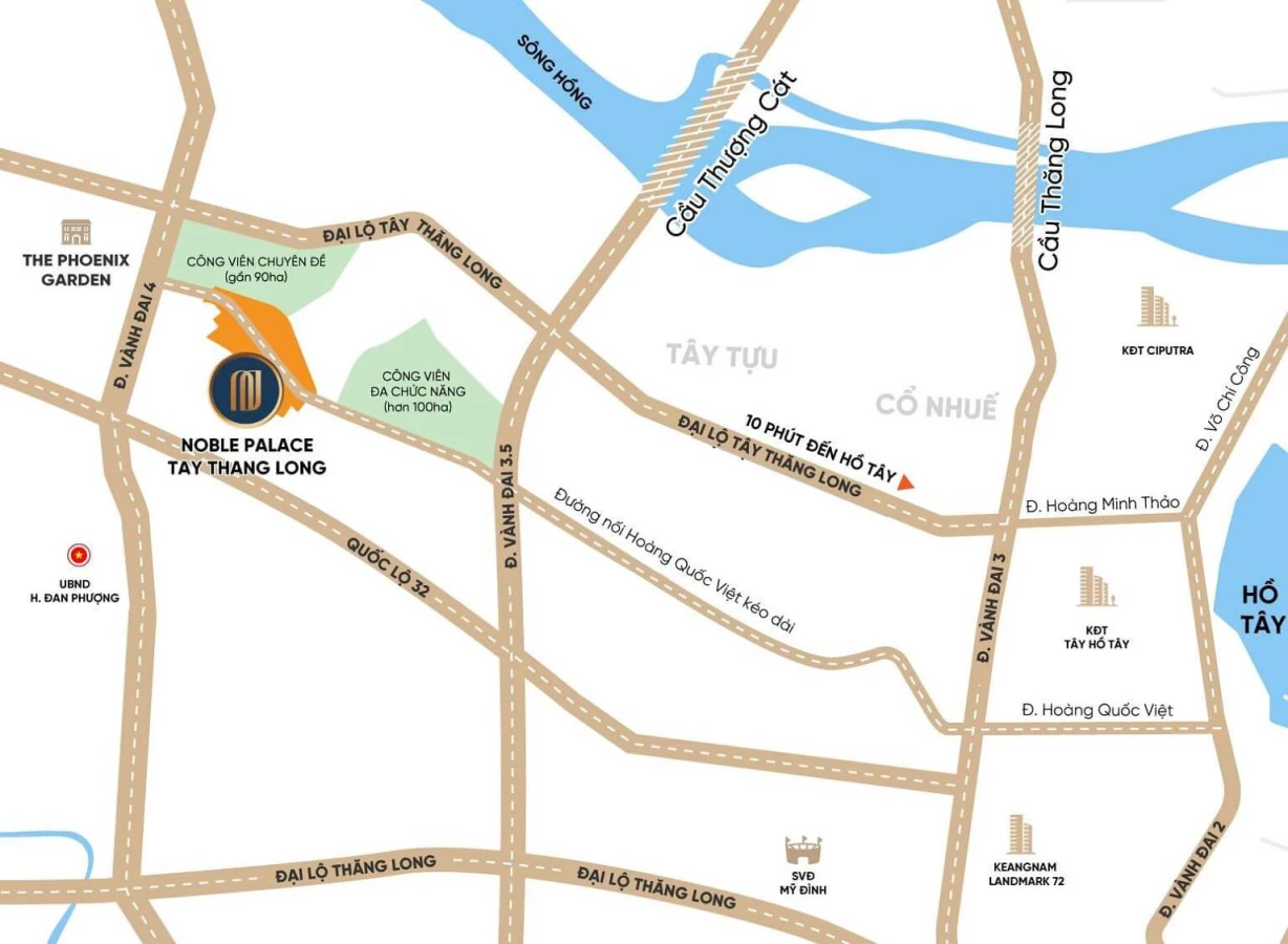 NOBLE PALACE TÂY THĂNG LONG VỐN VÀO 3 TỶ, ĐANG BÁN  PHÂN KHU CỰC ĐẸP