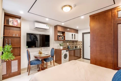 NHÀ  ĐÌNH THÔN, DT 55m2x6T, MẶT TỀN 4.4m, Ô TÔ VÀO NHÀ - LÔ GÓC- THÔNG CÁC NGẢ, CÁCH MẶT PHỐ 30M - THANG MÁY - DÒNG TIỀN  45TR/THÁNG, chỉ hơn 8tỷ