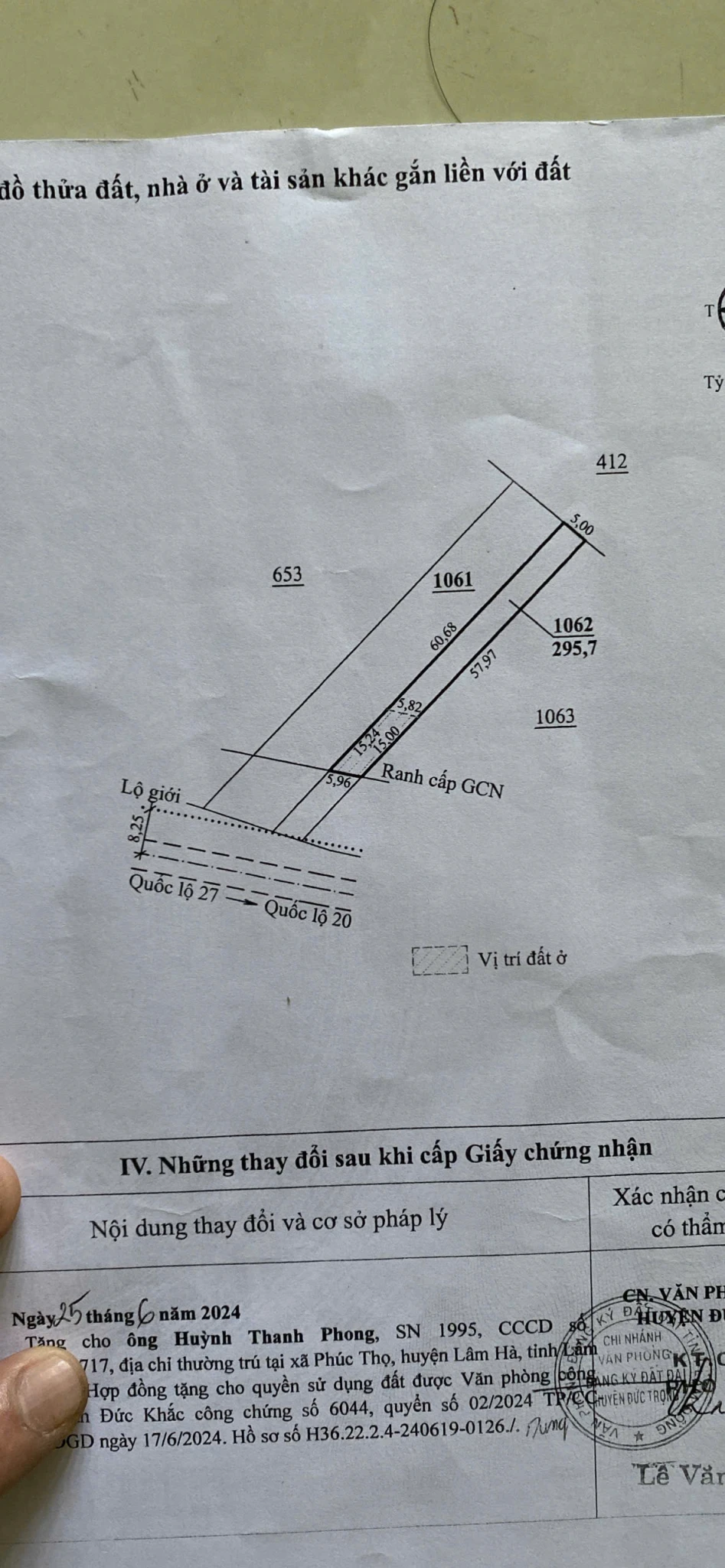 Bán Đất Liên Hiệp, Đức Trọng, Lâm Đồng.