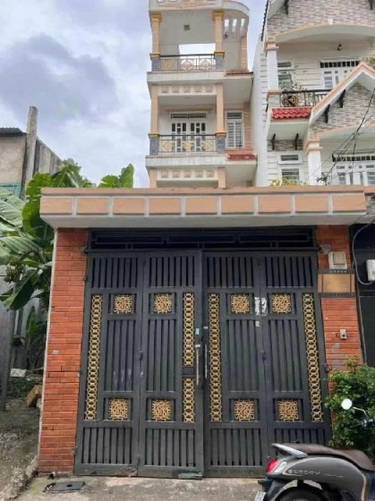 BÁN NHÀ QUẬN 12 -  TPHCM 4 TẦNG - 164M² - ĐƯỜNG TCH10 ,TRẦN THỊ NĂM - HẺM XE HƠI 12M - GẦN NGUYỄN ẢNH THỦ