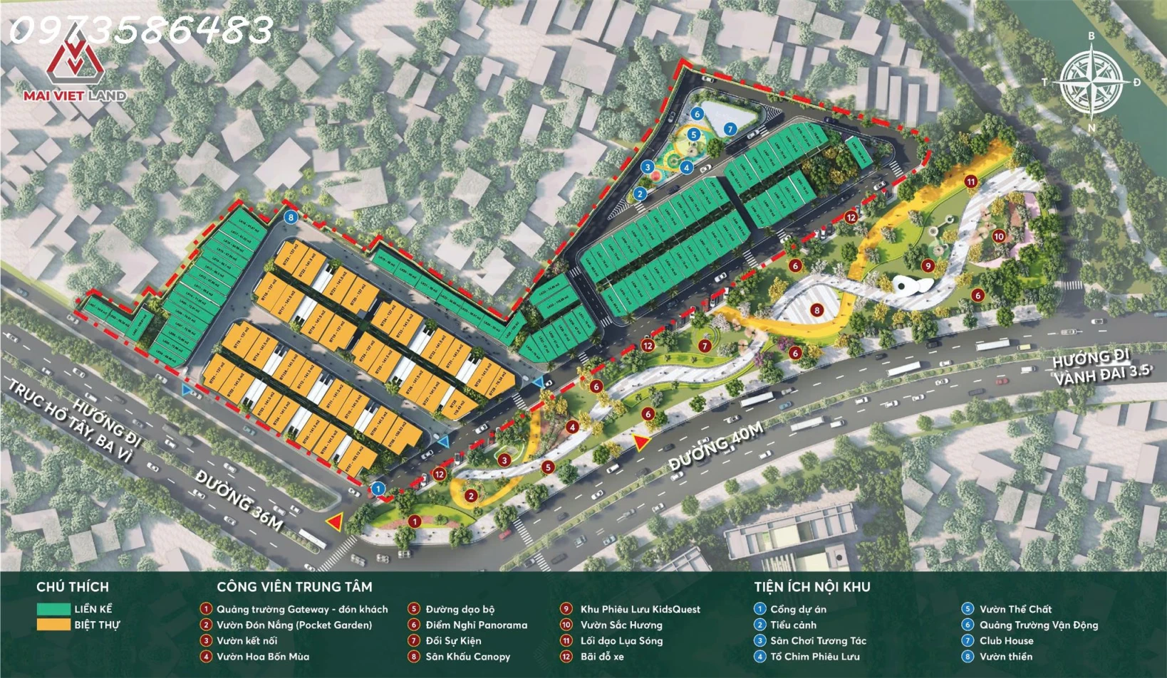 Nhà phố biệt thự Hà Nội An Khánh Economy  0973 586 483