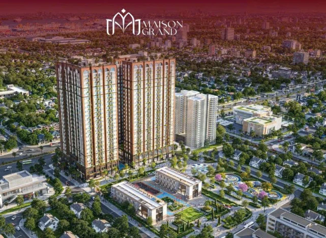 Bán căn hộ 2PN Maison Grand Phú Mỹ, mặt tiền Quốc lộ 51