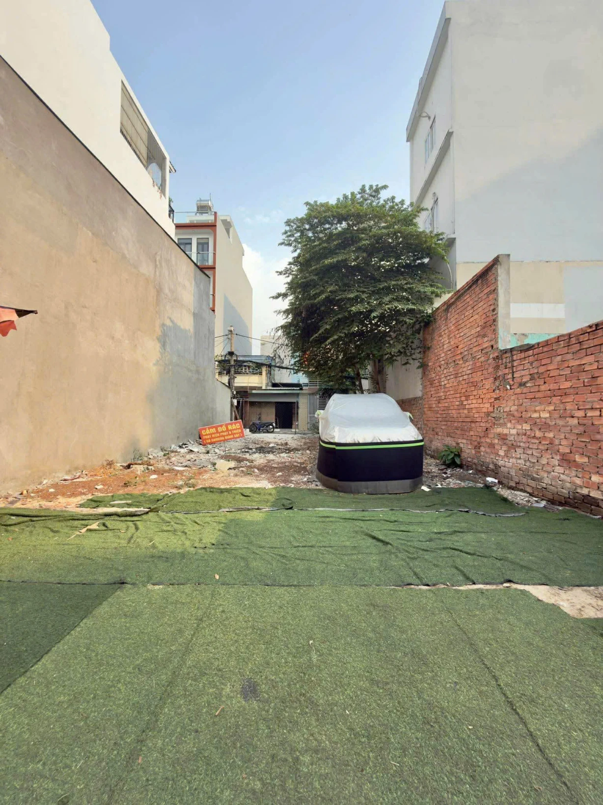 Bán Đất - Mặt tiền Hẻm 8m Cống Lở - gần Phan Huy Ích, 8x18m, GPXD 8 Tầng, chỉ 15,9 tỷ.