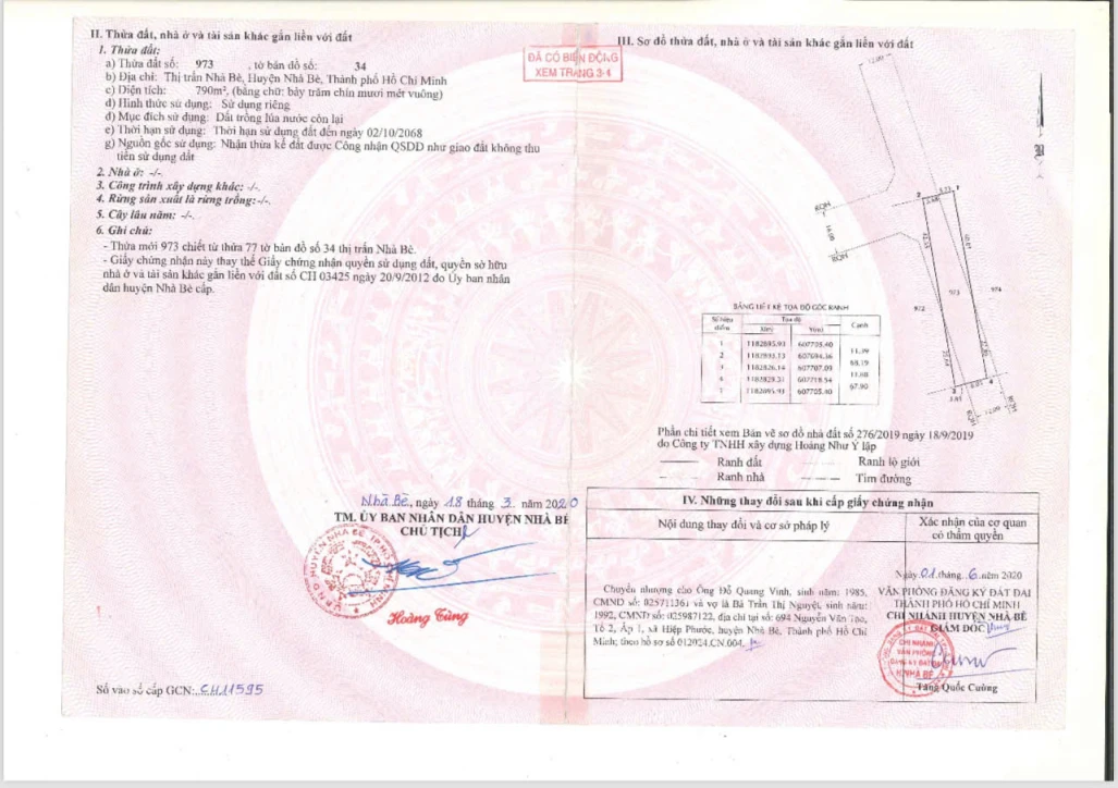 đất thổ vườn HXH, hẻm 1806 huỳnh tấn phá,t thị trấn nhà bè. 11.5x67m 790m2 giá 6,5 tỷ.