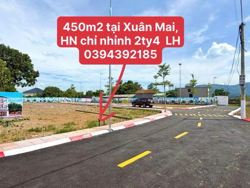 Chỉ cần sở hữu 80m² đất ở, nhưng lợi thế không gian xung quanh lên tới khoảng 450m