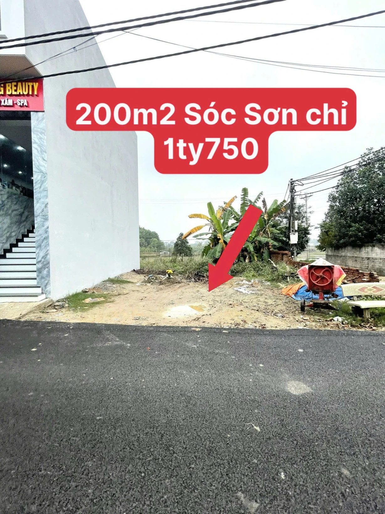 200M² ĐẤT SÓC SƠN – GẦN SÂN BAY NỘI BÀI
