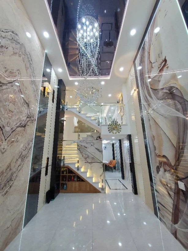 HẺM XE HƠI NGUYỄN VĂN LƯỢNG - CÁCH MẶT TIỀN 10M - 4 TẦNG -  40M2 NỞ HẬU - NHỈNH 7T TÍ XÍU - PHÁP LÝ CHUẨN