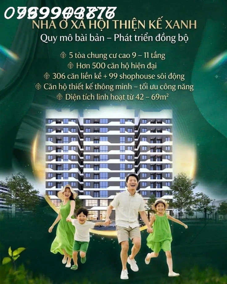 Nhà ở xã hội thiện kế xanh - vĩnh phúc