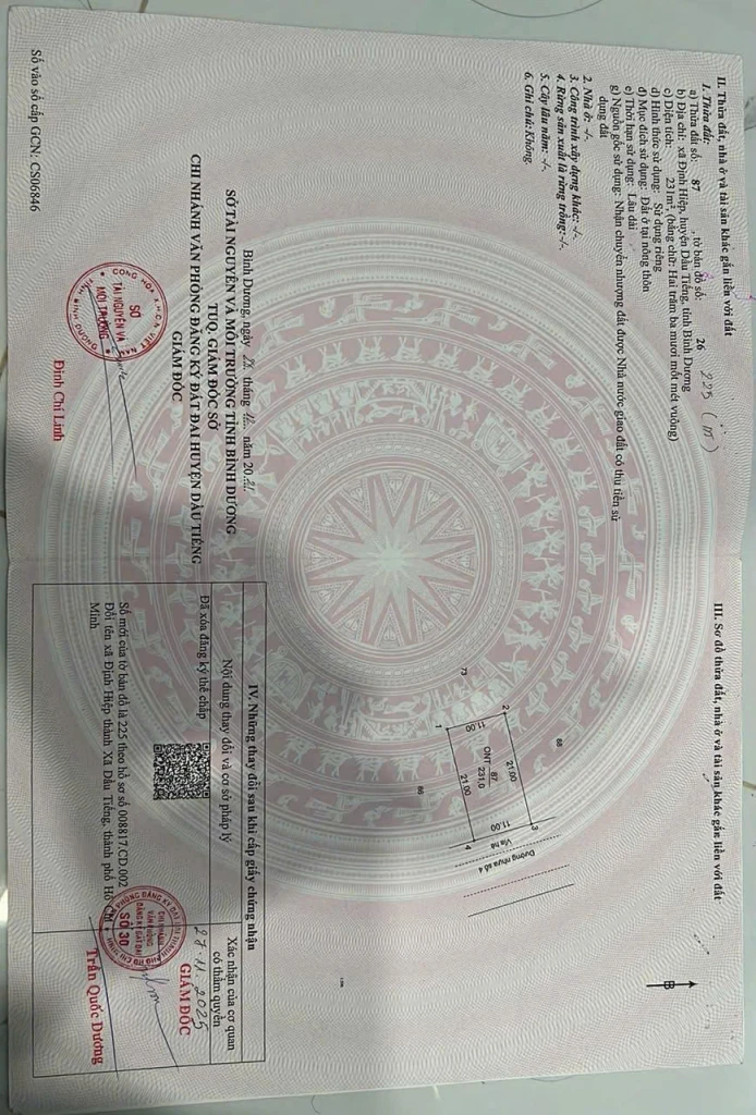 Cần bán lô đất khu tái định cư trung tâm Định Hiệp