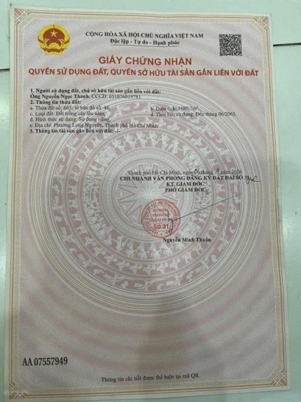 BÁN ĐẤT 1.680M² TẠI ẤP BÀ PHÁI, LONG NGUYÊN, BÀU BÀNG – GIÁ 1,5 TỶ, GẦN KCN, THÍCH HỢP ĐẦU TƯ SINH LỜI