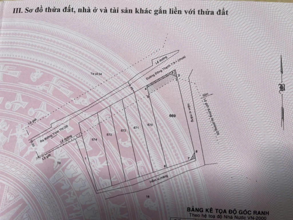 HIẾM! ĐẤT 3 MẶT TIỀN HÓC MÔN FULL THỔ CƯ CHỈ 8,6 TỶ