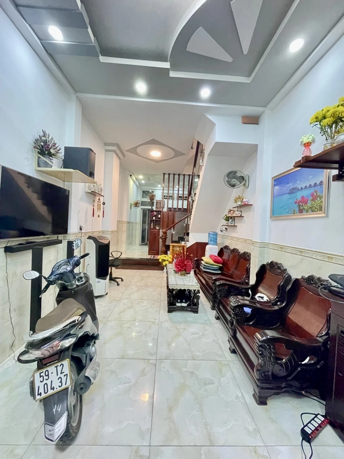 BÁN NHÀ HẺM XE HƠI KIA-TÁM DANH-P.5, Q.8 - 3 TẦNG - 4PN - NHỈNH 6 TỶ - LH 0784968131