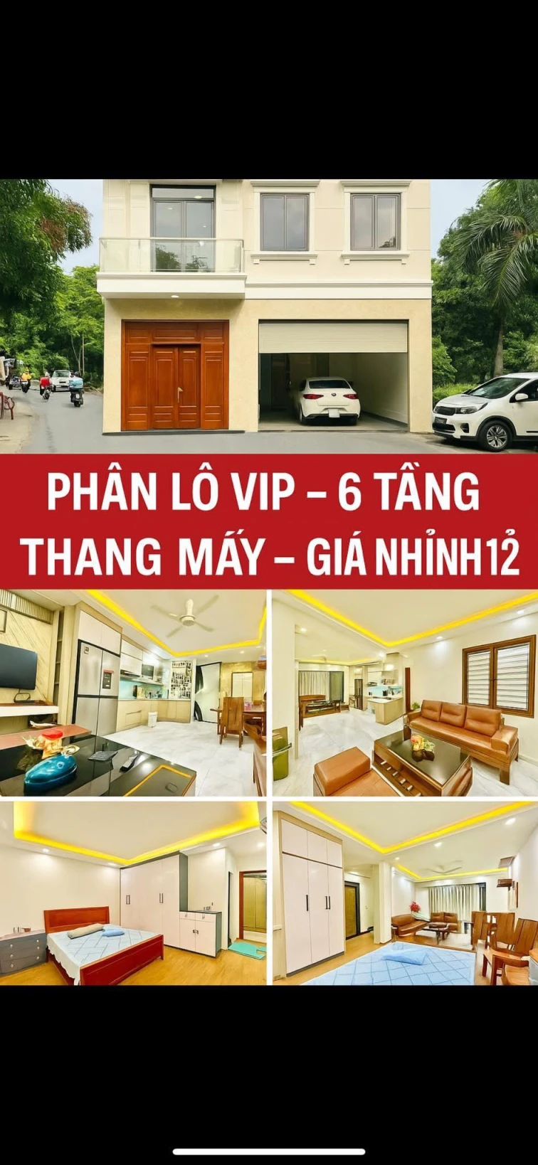 KIM GIANG - PHÂN LÔ - 6 TẦNG - THANG MÁY - Ô TÔ TRÁNH - MẶT TIỀN 4,5m - Zá CHÀO NHỈNH 12 T.ỷ