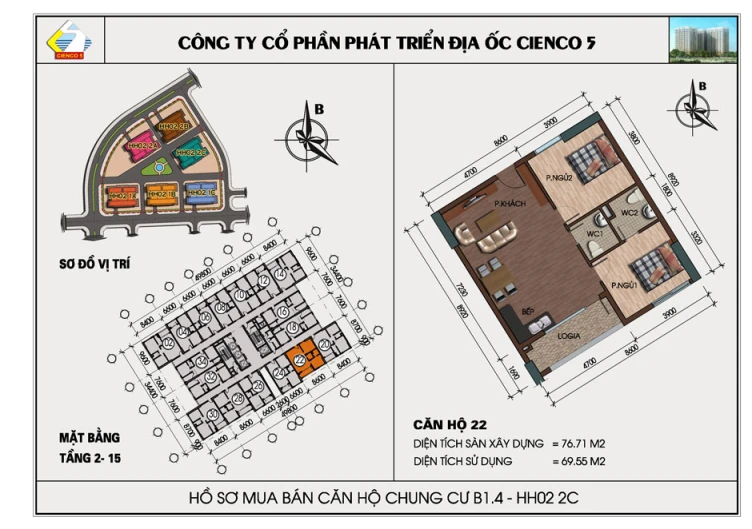 Chính chủ bán gấp căn hộ 77m2 ban công Đông Nam, chung cư Thanh