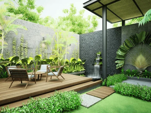 Thiết kế sân vườn với 3 tuyệt chiêu phối màu đỉnh cao