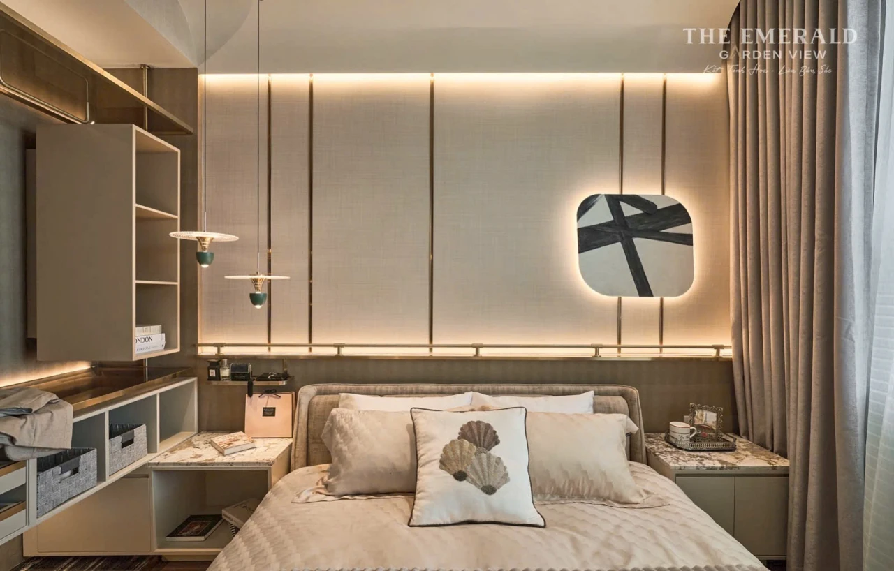 THE EMERALD GARDEN VIEW chỉ 7tr/ tháng căn hộ 54m² – 1+PN – view hồ bơi tại Bình Dương.