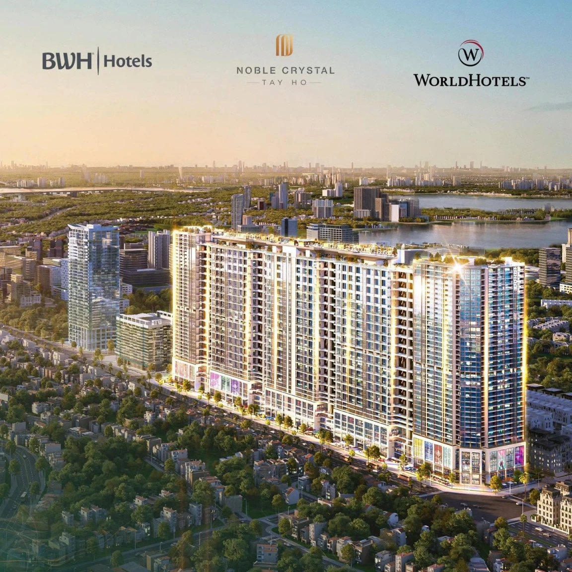 Dinh thự Sky Mansion 345m 4PN, Noble Crytal Tây Hồ 0931711838  hàng hiệu tại Ciputra Tây Hồ.