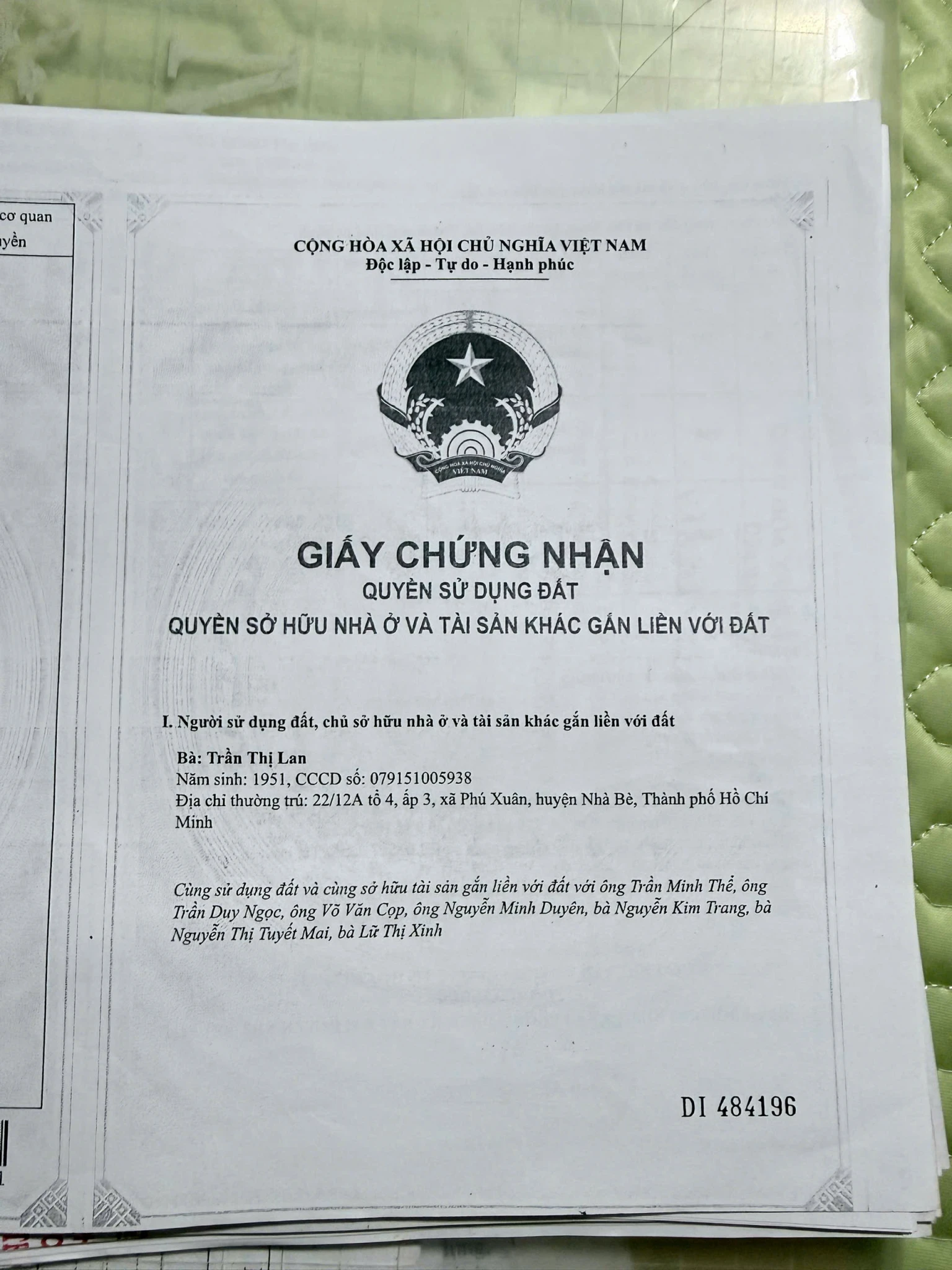 CƠ HỘI SỞ HỮU NHÀ GIÁ TỐT TẠI NHÀ BÈ – CHỈ 2 TỶ 380 (THƯƠNG LƯỢNG)