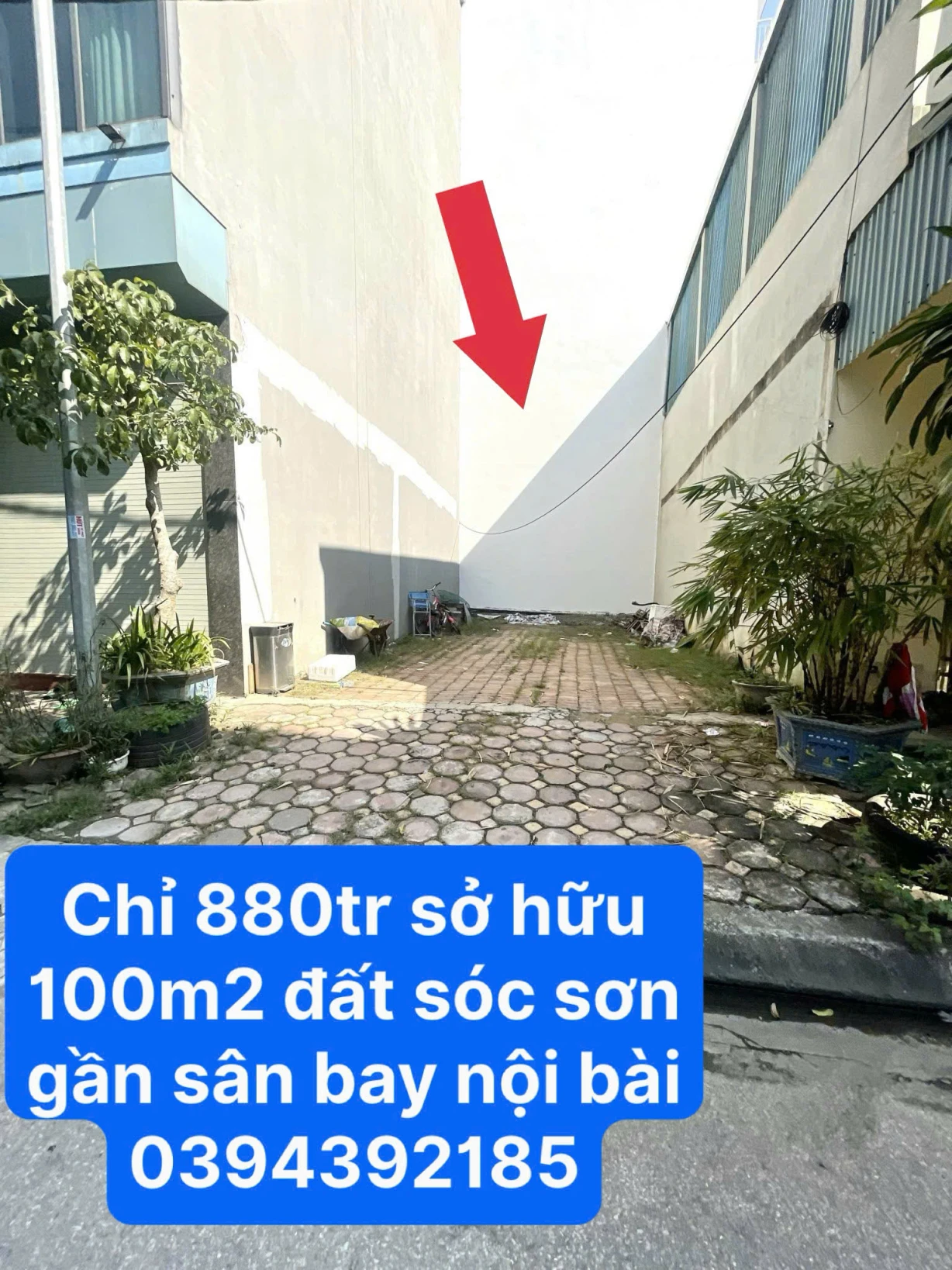 Ông nội cho mảnh đất 100m² full thổ cư gần sân bay Nội Bài, nhưng em không có nhu cầu sử dụng nên quyết định bán để lấy vốn kinh doanh.
