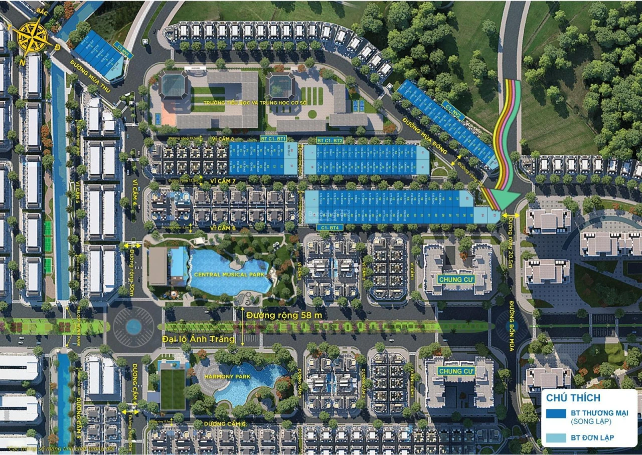 Không gian sống Đẳng cấp phía Tây Hà Nội- Biệt thự- Biệt thự 4 tầng 28 tỷ