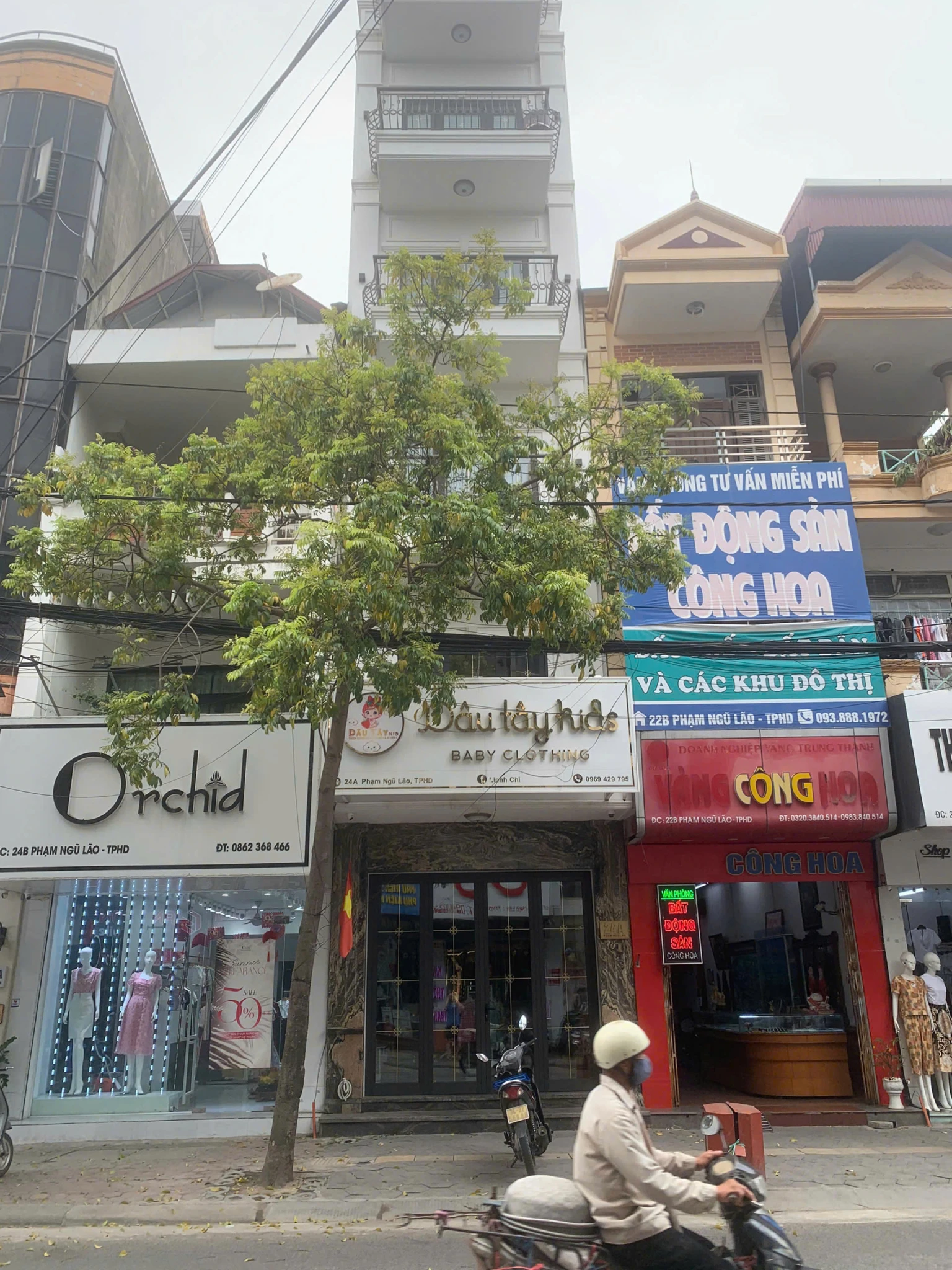 CHO THUÊ MẶT BẰNG TẦNG 1 TẠI PHỐ PHẠM NGŨ LÃO – TRUNG TÂM TP. HẢI DƯƠNG, MẶT TIỀN 4M, 50M², FULL TIỆN ÍCH