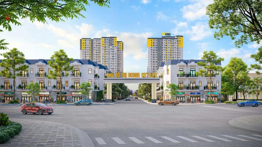 NHÀ PHỐ BCONS CITY LIFE – ĐƯỜNG TỐ HỮU, PHƯỜNG UYÊN HƯNG, TP. TÂN UYÊN, BÌNH DƯƠNG