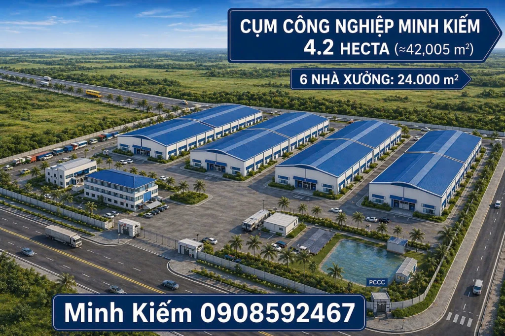 QUỸ ĐẤT MỞ XƯỞNG SẢN XUẤT – 2 MẶT TIỀN – PHÁP LÝ MINH BẠCH – TIỀM NĂNG LOGISTICS LÂU DÀI